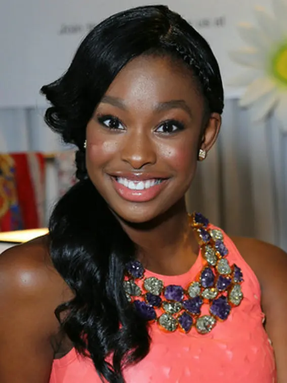 Side Part Clip In Black Curly Wrap Around Brazilian Hair