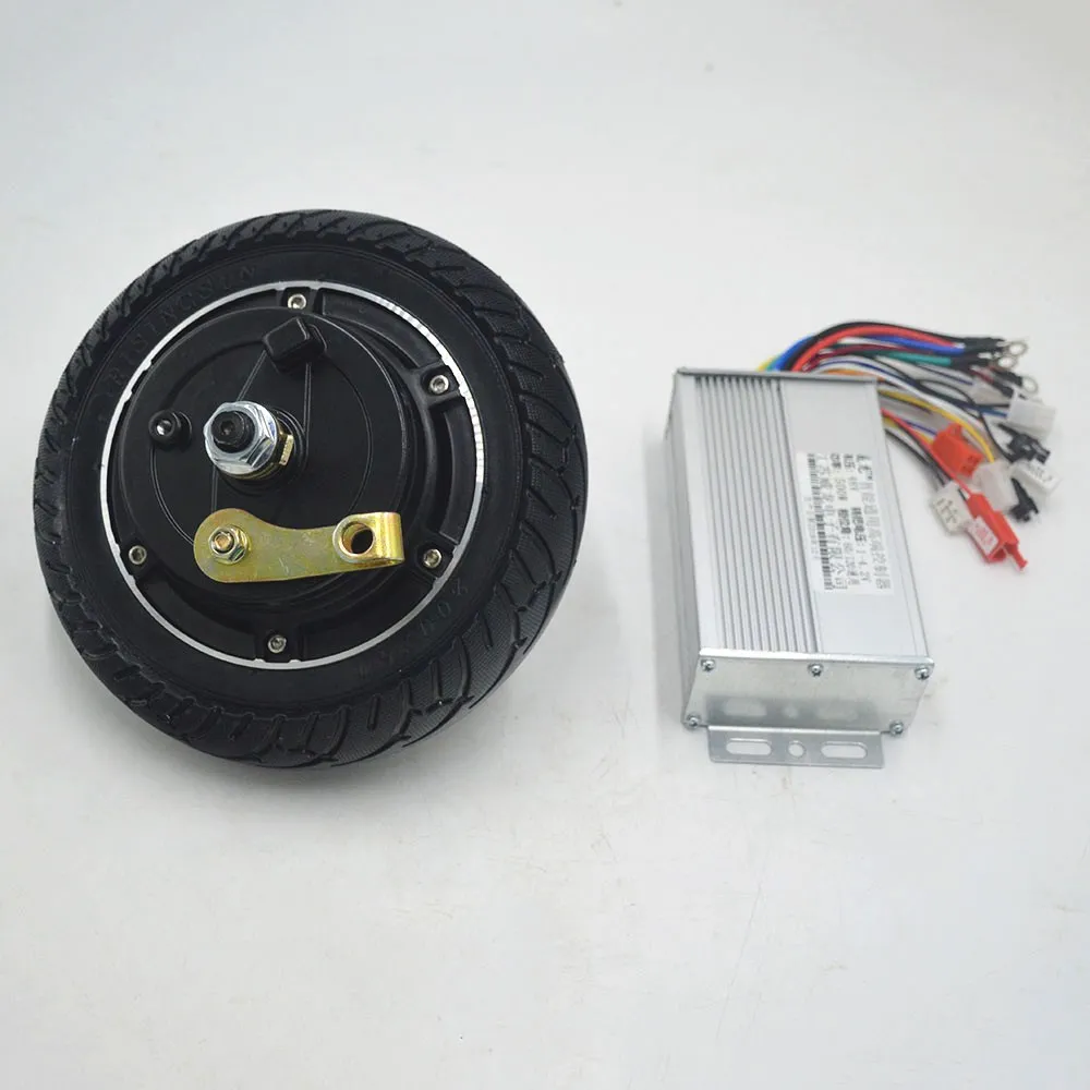 Discount 36V 48V Electric Wheel 8inch Hub Motor 350W Brushless Non-Gear Hub Motor For Electric Scooter e-Bike Motor Wheel kit 0