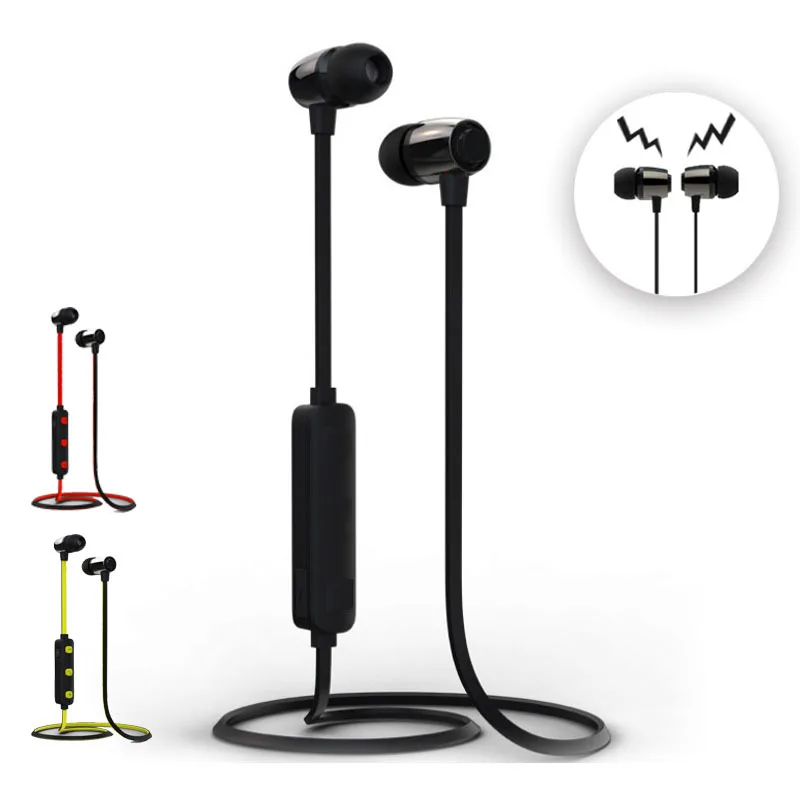 

H15 Magnetic Bluetooth Earphone Sports Handsfree Stereo Earbuds Wireless Headset with Mic Headphone for Huawei Xiaomi Smartphone