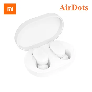 

Xiaomi TWS AirDots Bluetooth Earphone Youth Version stereo BT 5.0 With Mic Charging Box Handsfree Touch Control Wireless Earbuds