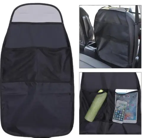 

Polyester fiber Waterproof Car Seat Back Scuff Dirt Protector Cover for Children Baby Kick Mat