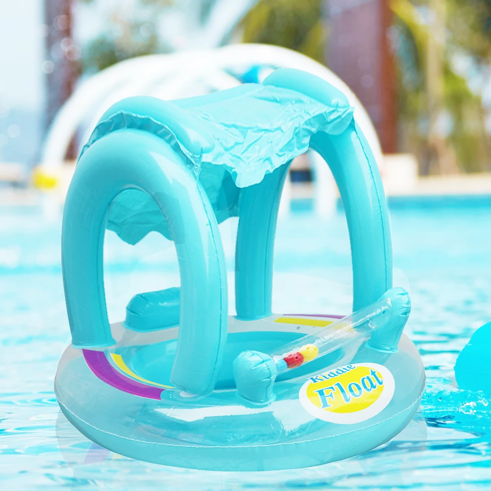 Надувная подушка-сиденье солнцезащитный козырек детский открытый бассейн с игровой корзиной сиденье солнцезащитный плавающий сиденье на воде надувные игрушки