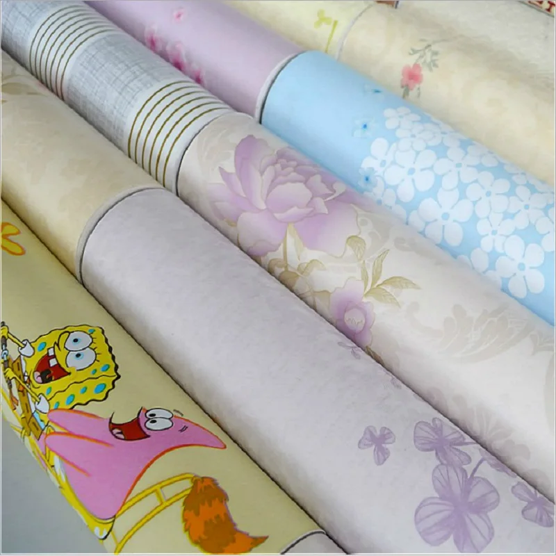 10 m * 45 سنتيمتر PVC الفينيل الكرتون ذاتية اللصق صبي فتاة الأطفال غرفة نوم النوم للماء خزانة سطح المكتب خلفيات ملصقات جدار