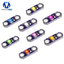 10 шт. мини LilyPad светодиодный SMD светодиодный модуль оборудования светильник для Arduino синий/красный/розовый/желтый/зеленый/белый/оранжевый/фиолетовый доска 40MA