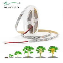 1 м-5 м светодиодный комплект для выращивания растений SMD 5050 60 светодиодный/м водонепроницаемый красный синий свет лента набор+ блок питания для теплицы гидропоники