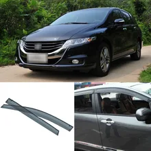Jinke 4 pcs Lâmina Lateral Do Windows Defletores Porta Viseira Protetor Para A Honda Odyssey 2009-2012