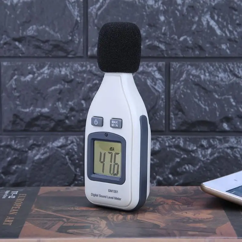 

GM1351 Mini Digital Sound Level Meter Decibel Logger Tester 30-130dB Noise in Decibels LCD Analyzer Tester Diagnostic-tools