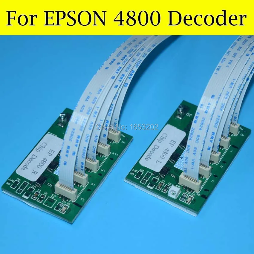 2 PC/Lot Cartridge Chip Decoder For Epson Stylus PRO 4800 Printer Ink