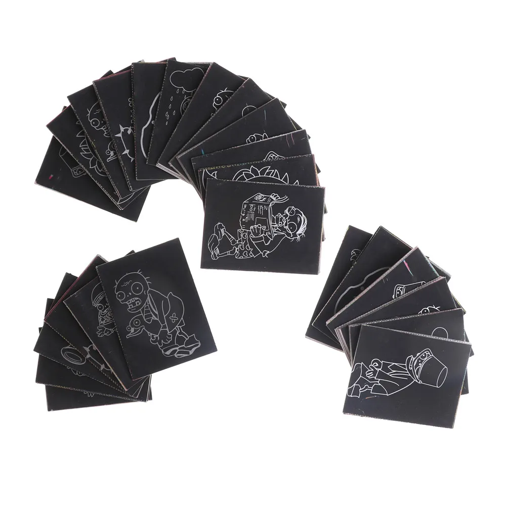 

1pack With Drawing Stick 8 Sheets Painting Kids Painting Set Scratch Paper Colorful Magic Scratch Art Painting Paper