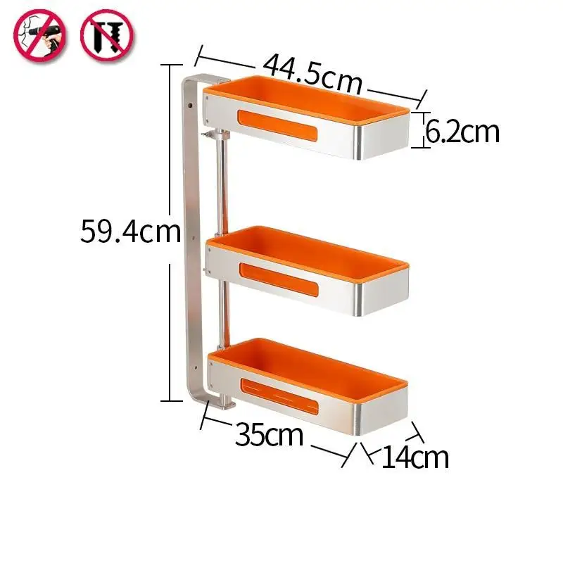 Etagere Especias Organizador De Cosina кладовая Cosinha Almacenaje органайзер для холодильника вращающийся Cocina Cozinha Mutfak кухонная стойка - Цвет: MODEL J