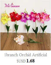 Модная Орхидея, искусственные цветы, сделай сам, искусственная Орхидея, Бабочка, Шелковый букет цветов, фаленопсис, свадебный Декор для дома, 9 цветов