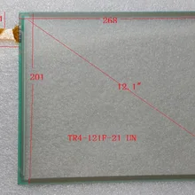 Стеклянная панель сенсорного экрана TR4-121F-21