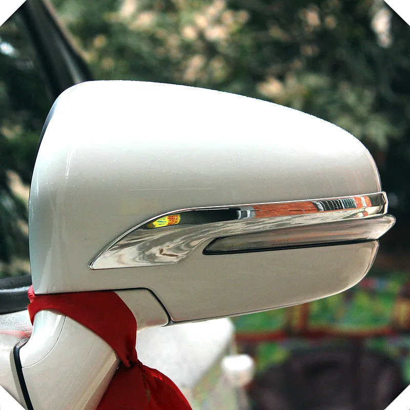 2014 2018 For Suzuki SX4 S Cross ABS Chrome Rear view mirror cover trim