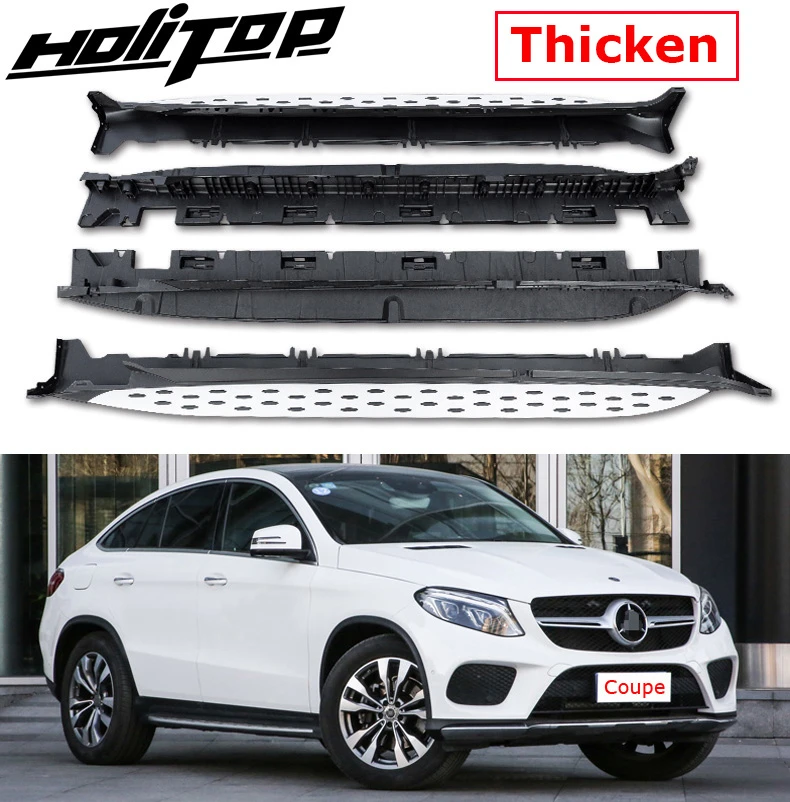 Verdicken Seite Schritt Nerf Bar Trittbrett Fur Mercedes Benz Gle Coupe 2017 2018 2019 2020 Zuverlassige Qualitat Last 300kg Empfohlen Nerf Bars Running Boards Aliexpress