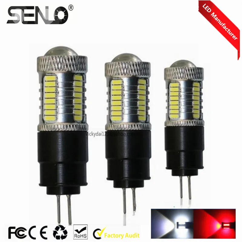 Без ошибок СВЕТОДИОДНЫЙ drl светильник Hp24w 32 4014SMD 12 В g4 светодиодные дневные