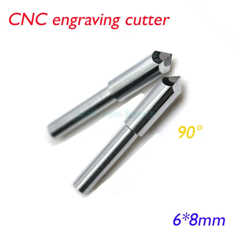 1pc cnc engraving bits four face diamond cutter, stone carving tools