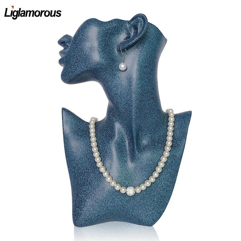 Новинка Liglamorous 1 шт. манекен полуголовное ожерелье серьга подвеска ювелирное