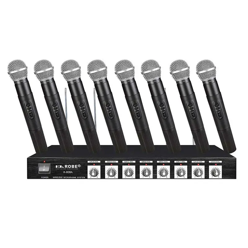 EAROBE K-808A 8 قناة لاسلكية نظام مكبر صوت للمؤتمرات ل اجتماع الضوضاء الغاء سطح المكتب الدائمة ميكروفون EAROBE K-808A 8 قناة لاسلكية نظام مكبر صوت للمؤتمرات ل اجتماع الضوضاء الغاء سطح المكتب الدائمة ميكروفون