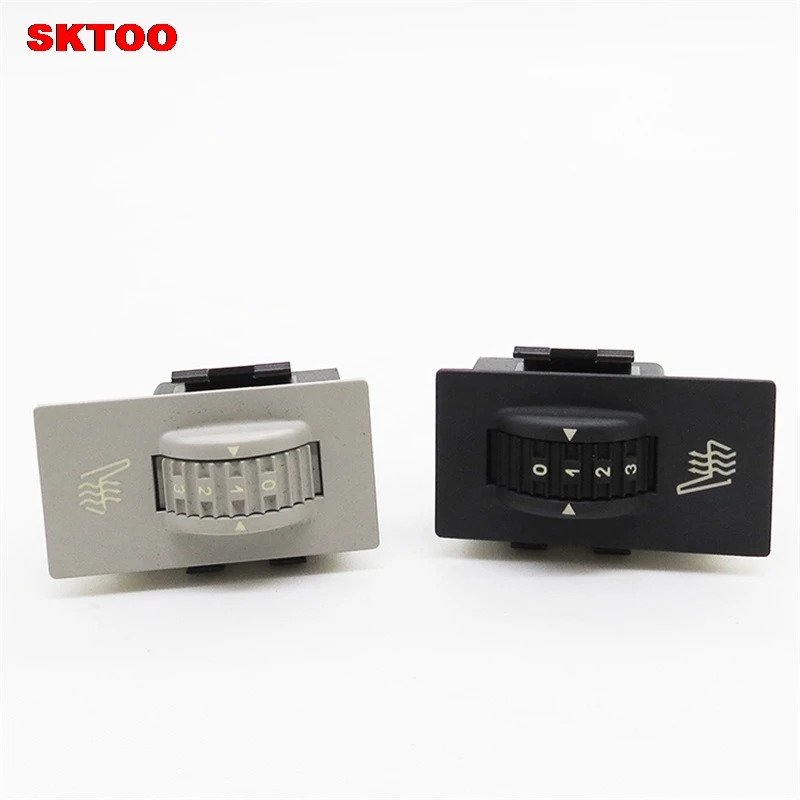 

2PCS Car Seat Heating Switch For Peugeot 3008 508 For Citroen C5 Seat Temperature Adjustment Roll Button