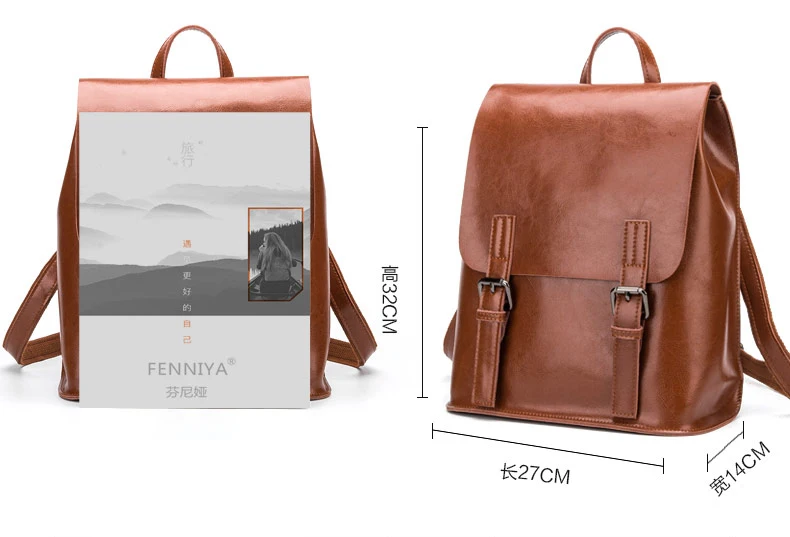  Fashion Designer Genuine Leather Women Backpack Drawstring School Bags For Teenagers Girls Female Travel BackPack (22)