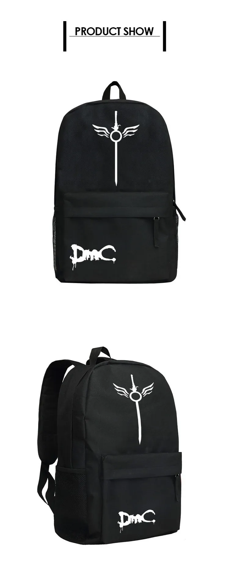Oxford Bag DMC Knapsack Devil May Cry Backpack (4)