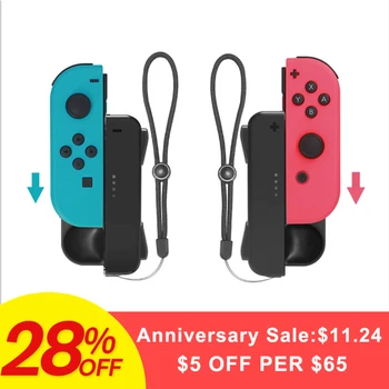 

for Nintend Switch Gamepad Charging Grip for Joy-con Charger Handle Controller USB Charger with 2 USB Charging Cable