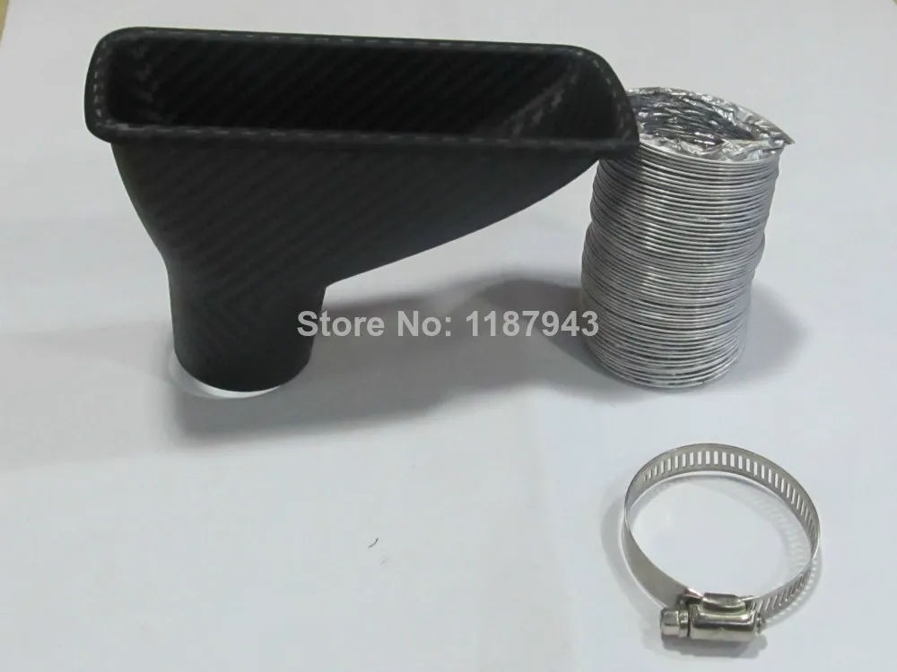 Hot selling free shipping car air funnel Carbon Fiber Air Intake