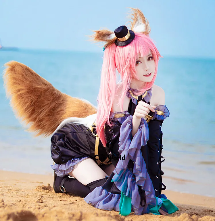 Форменная форма Fate EXTRA Magic Tamamo no Mae костюмы для косплея аниме| |
