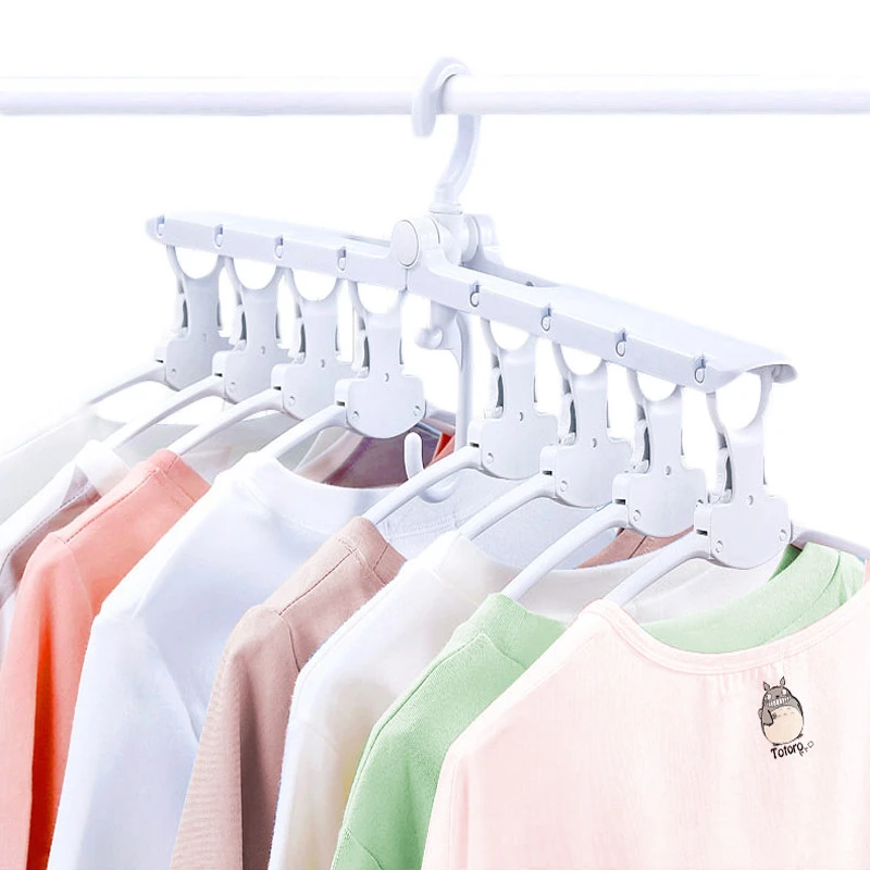 8 In 1 Folding Clothes Hangers 360 Degree Rotating Multifunction Space Saving Storage Hanger Travel Magic Hangers For Clothes Hangers Racks Aliexpress