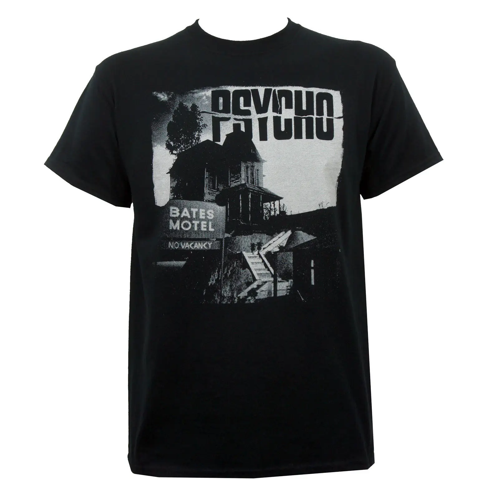 

Authentic Hitchcock's PSYCHO The Movie Bates Motel T-Shirt S-3XL NEW T Shirts Casual Brand Clothing Cotton Loose Top Tee