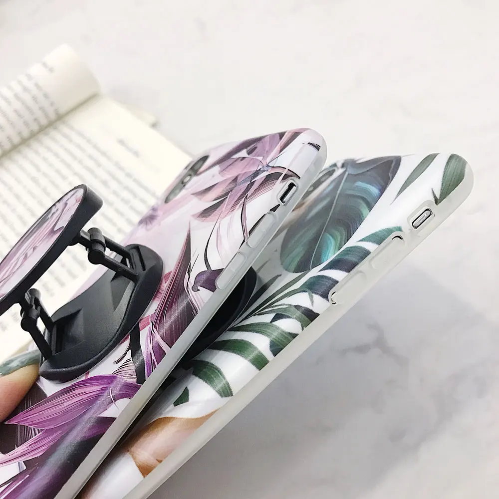 Комбинированный Летний чехол для Iphone XS X XR XSMAX 8 7 6 PLUS мягкий силиконовый держатель