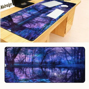 

Mairuige Reflection of The Tree Gaming Mouse Pad Customized Large Overlock Non-slip Durable Computer Laptop Mouse 900*400*2mm