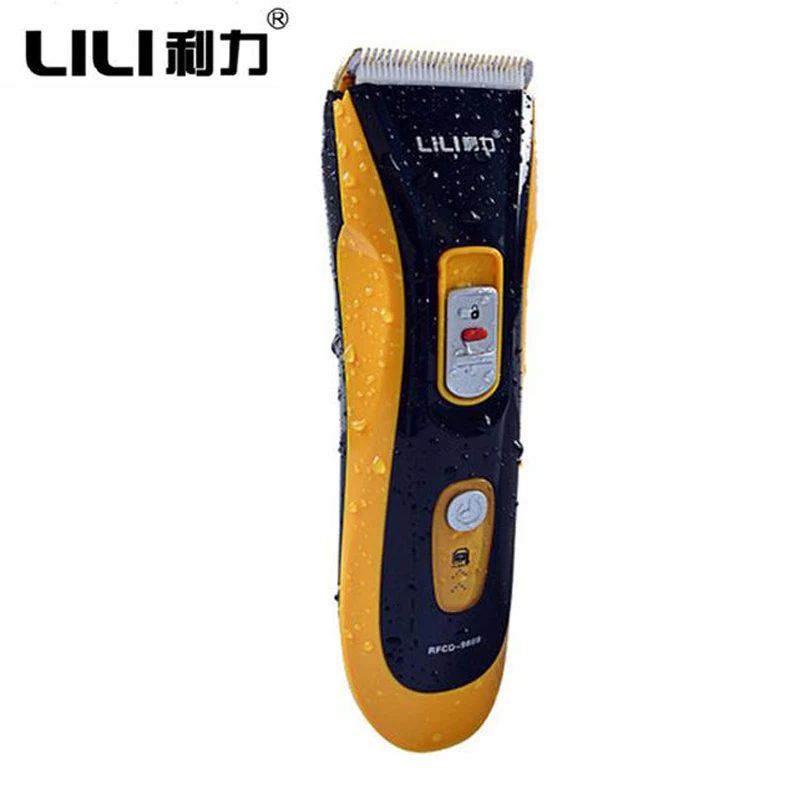 

LILI Professional Rechargable Hair Clipper IPX7 Waterproof Electric Hair Trimmer Cutter Barber Cordless Adjustable Haircut Tool