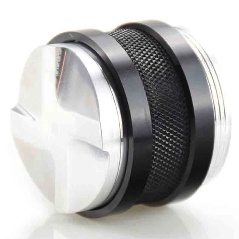 

Double-Sided Manual Barista Coffee Espresso Uniform Pressure Anti-Smash Solid and Three-Angle Slope Bracket for Thick Powder K