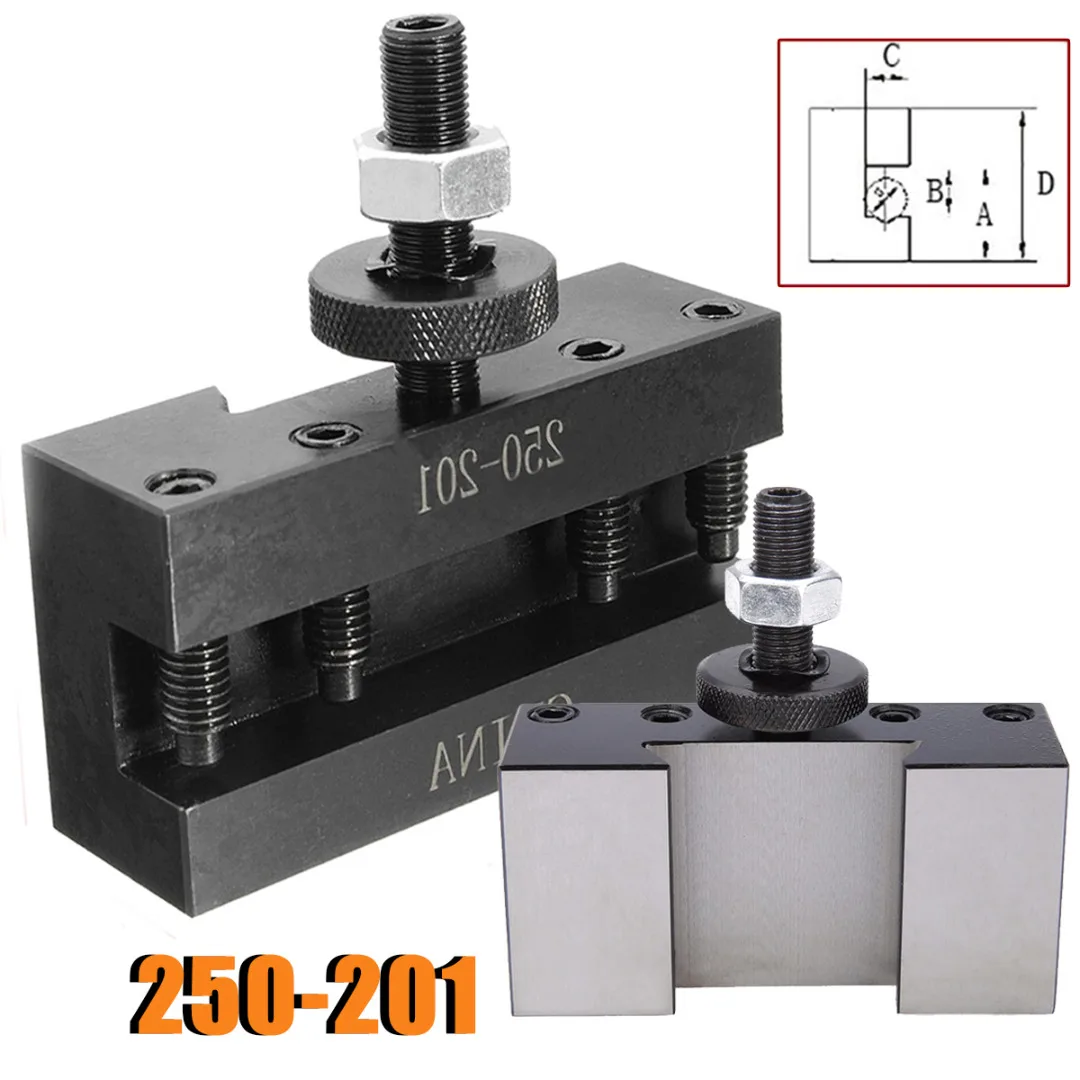 1 шт. NO.250-201 быстросменный инструмент держатель черный сталь поворота и облицовки инструмент держатель для ЧПУ станки инструменты