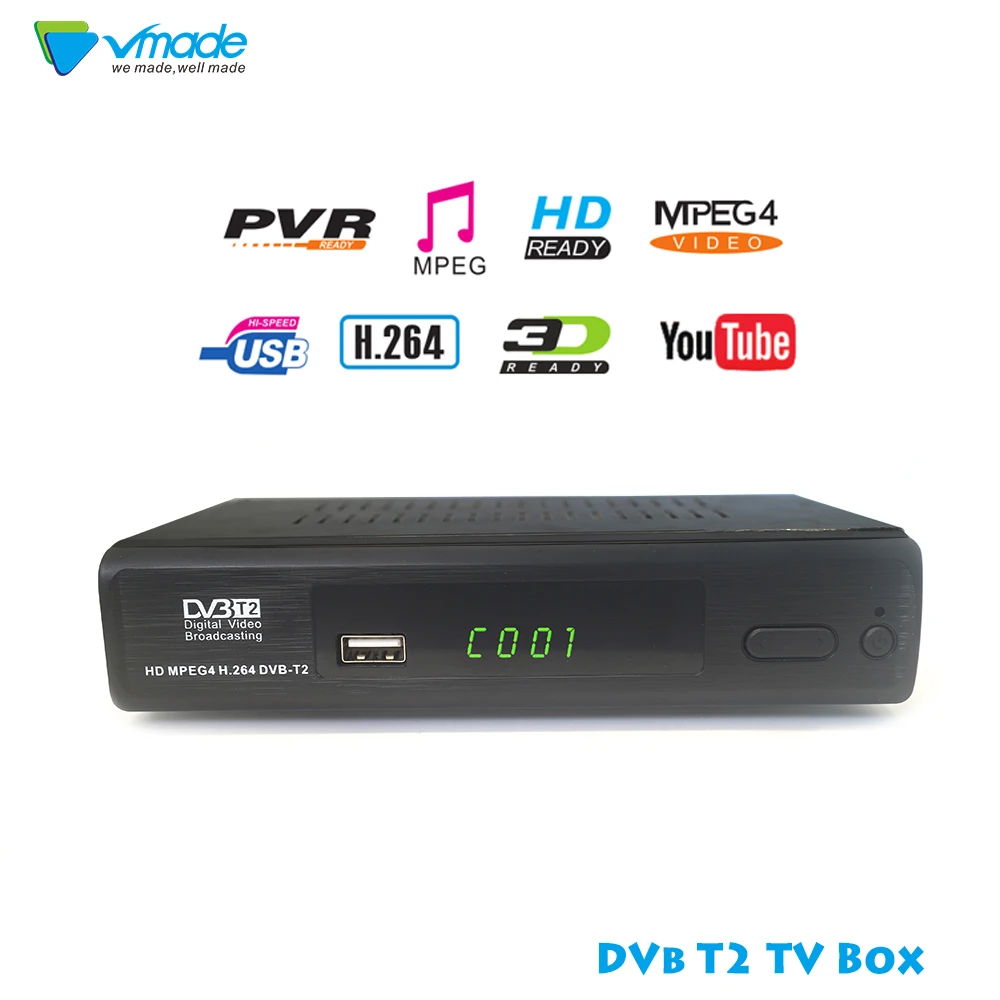DVB T Smart TV Box HDMI DVB T2 T2 STB H.264 HD TV Digital Terrestrial