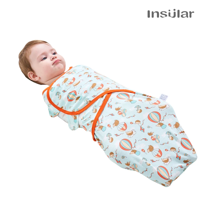 

2pcs Baby Sleeping Bag Newborn Baby Cocoon Swaddle Wrap Envelope 100% Cotton 0-7 Months Baby Blanket Swaddling Wrap Sleepsack