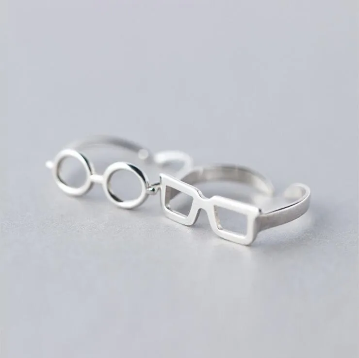 

Jisensp Fashion Geometric Round Ring Sunglasses Rings for Women Adjustable Statement Jewelry Party Accessories Wholesale
