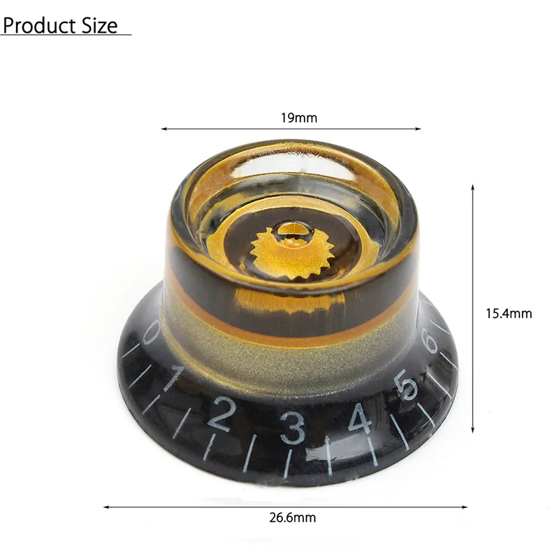 4 шт. Гитарные ручки регулятор скорости громкости Тон черный золотой запасные части для гитары для электроакустической гитары бас аксессуары