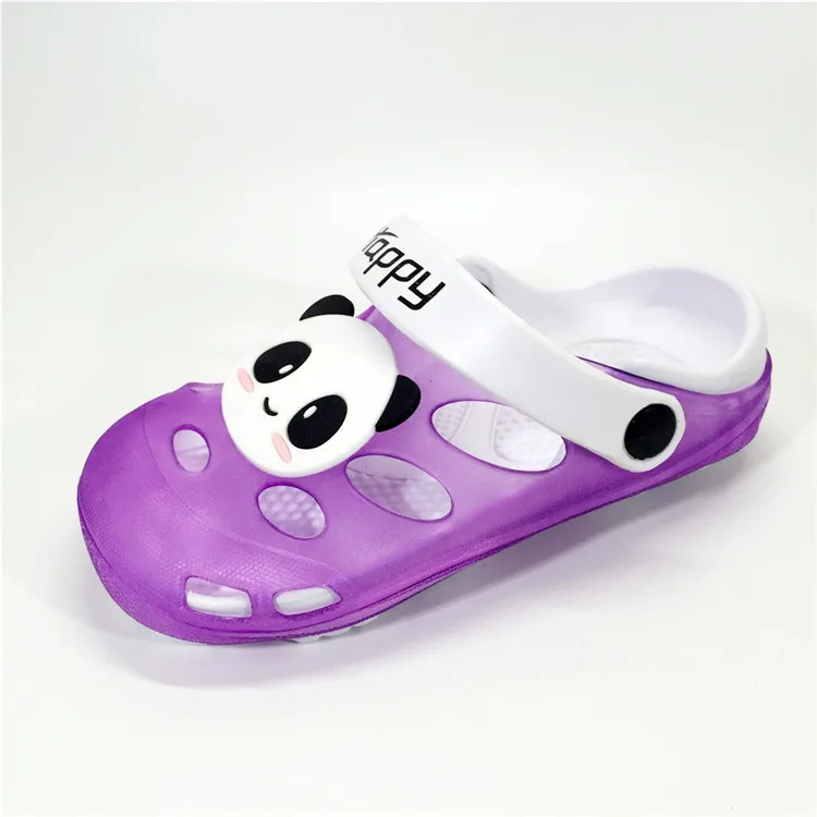 KINE PANDA Children Shoes Girls Slippers Boys Clogs Sandals Kids Indoor Bathroom House Shoes Outdoor Beach Garden Shoes 1-7T