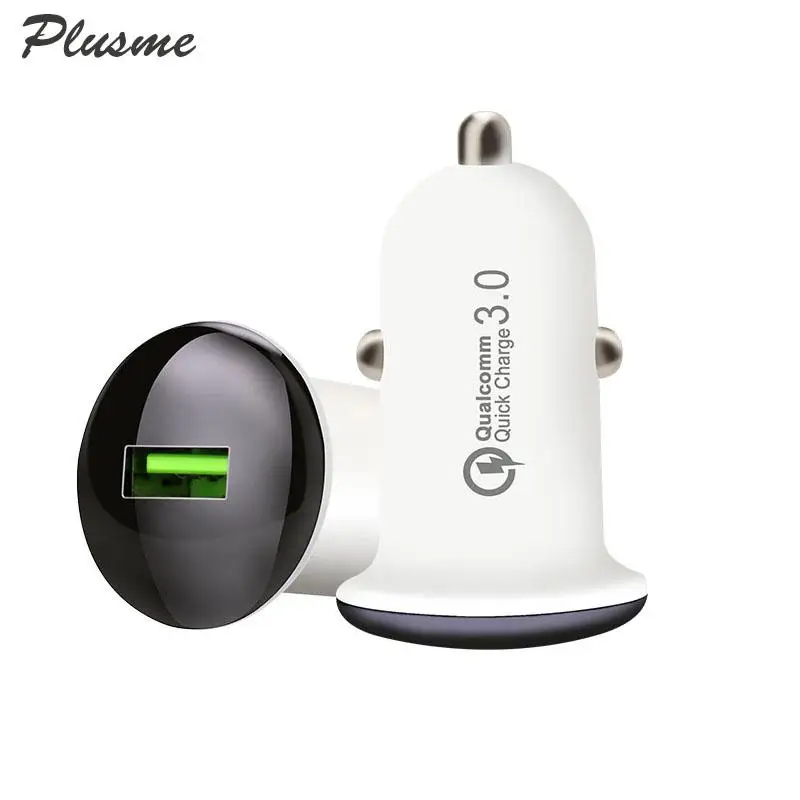 

Plusme 3A Car USB Charger Quick Charge 2.0 3.0 Mobile Phone Charger USB Fast Car Charger for Samsung iPhone Xiaomi Phone Tablet