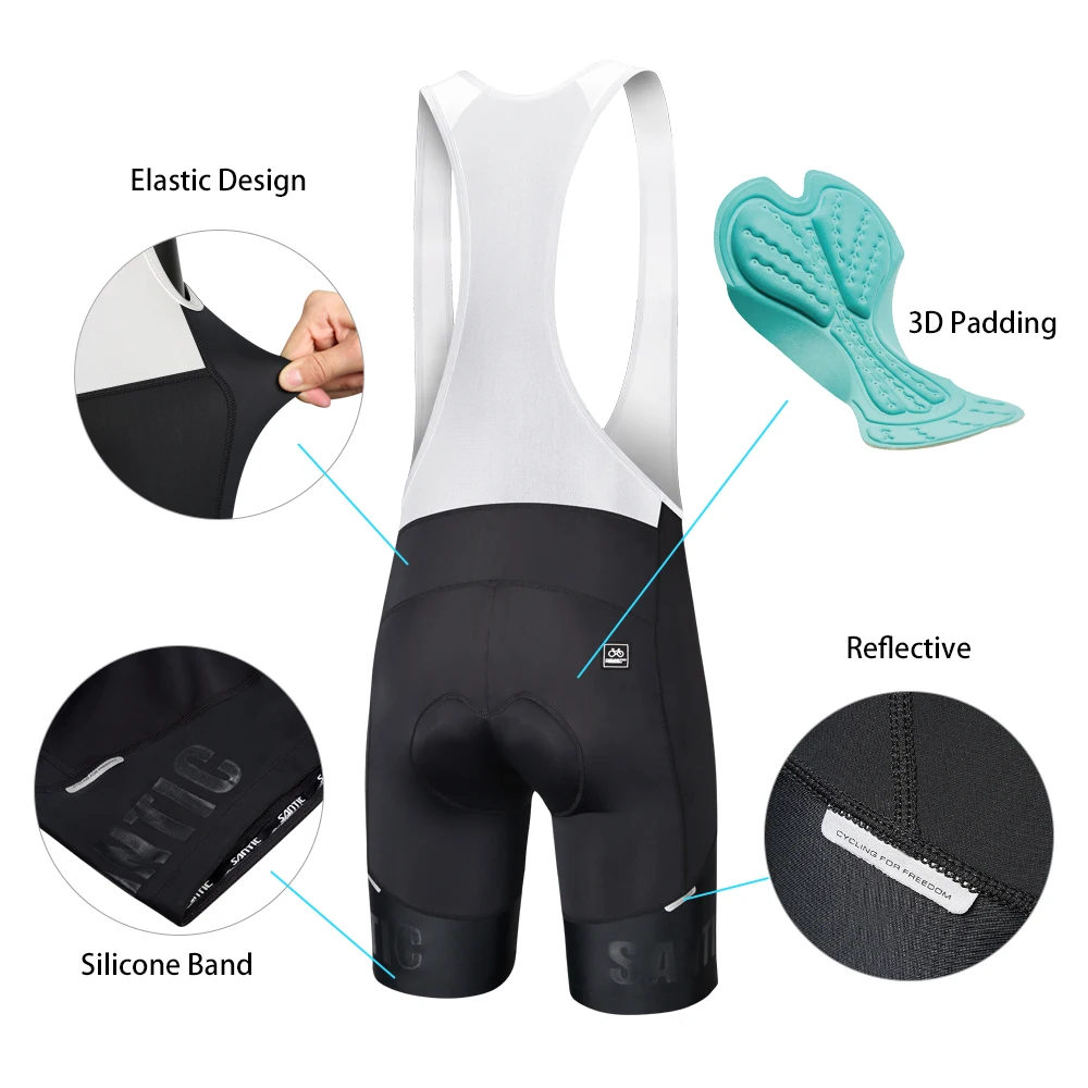 Ceny Santic mężczyźni spodenki na szelkach mężczyzn jazda na rowerze fajne wyściełane, jazda na rowerze szorty mtb lato drogowego Ciclismo wyścig rowerowy na dole K7MC033