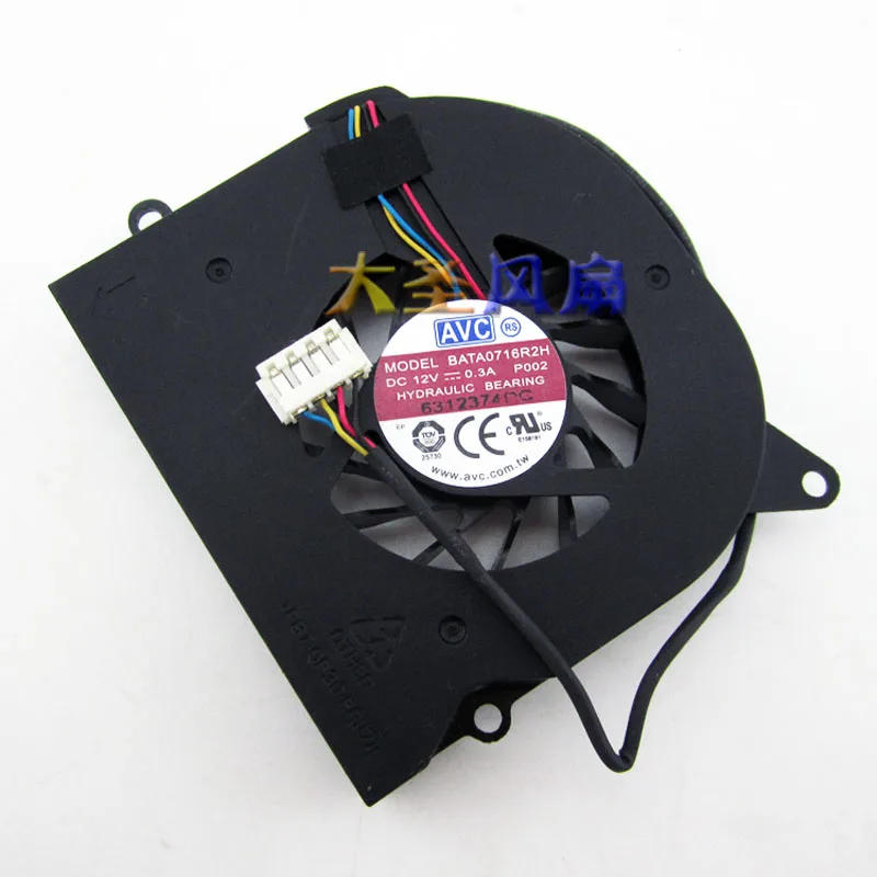 

Original AVC Laptop Cooling fan BATA0716R2H DC 12V 0.3A 4-pin notebook fan