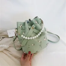 Новая женская сумка модная Цветочная сумка-ведро Милая женская сумка через плечо желе роскошная женская сумка Повседневная