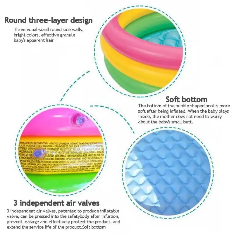 Портативный надувной круг для купания ребенка бассейн Piscina открытый детский бассейн Ванна детский бассейн вода