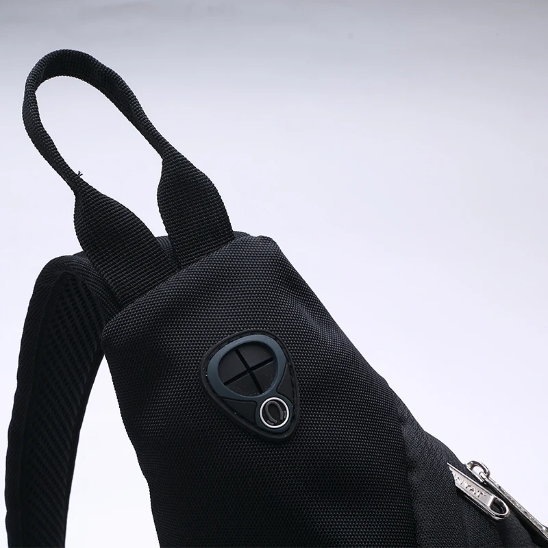 TINYAT мужская сумка, мужская сумка на плечо, сумка через плечо, USB, водонепроницаемая, сумка через плечо, черная, для путешествий, wo, Мужская нагрудная сумка для ipad T509