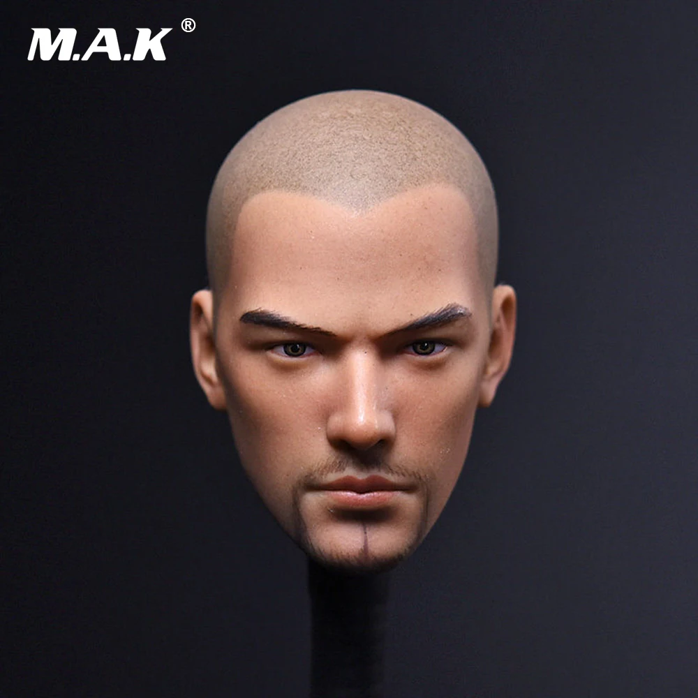 1:12 Шкала мужская фигура SHFMK4 голова скульптурная резная форма для 6 ''Фигурки игрушки-части тела Железный человек Tony Stark кукла