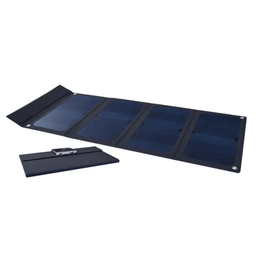 

Bendable Lithium Battery Portable Emergency Charging Usb Output Dc Input Single Crystal Silicon Solar Panel 2FMC360