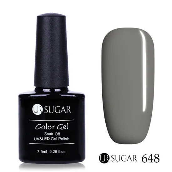Ur Sugar 7,5 мл 112 цветная серия Гель-лак для ногтей долговечный Полупостоянный УФ светодиодный чистый лак для ногтей - Цвет: 648