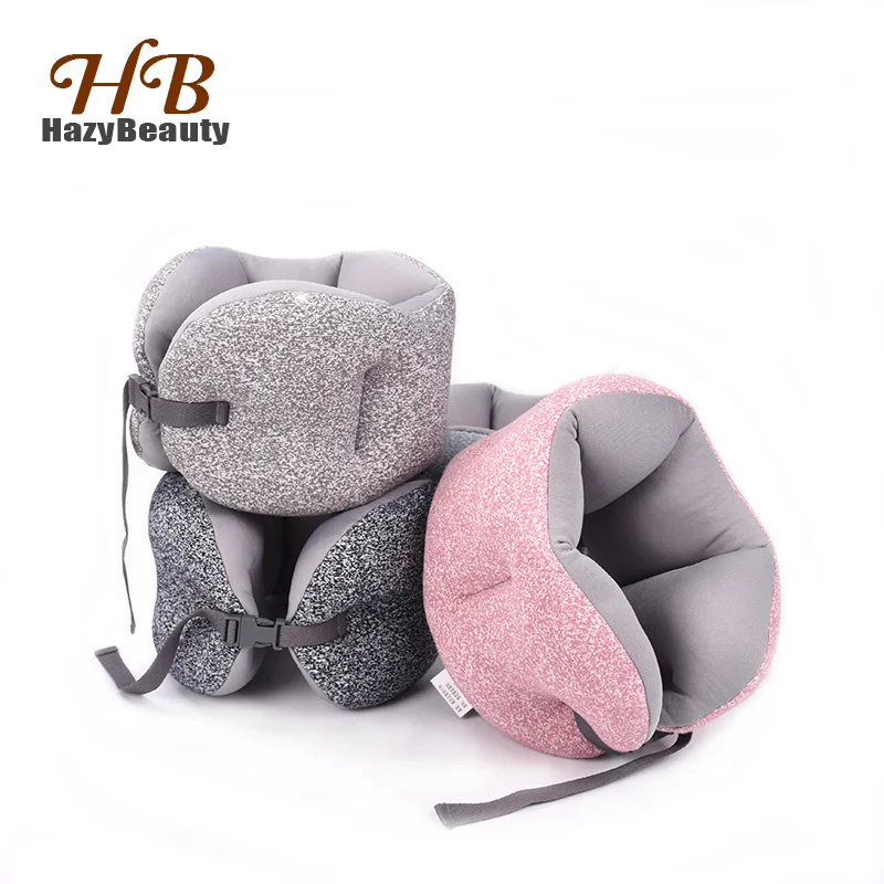 

Lightweight Foldable Neck Pillow U-shaped Travel Pillow for Airplane Flight Soft Office Nap Neck Support Head Rest Pillows